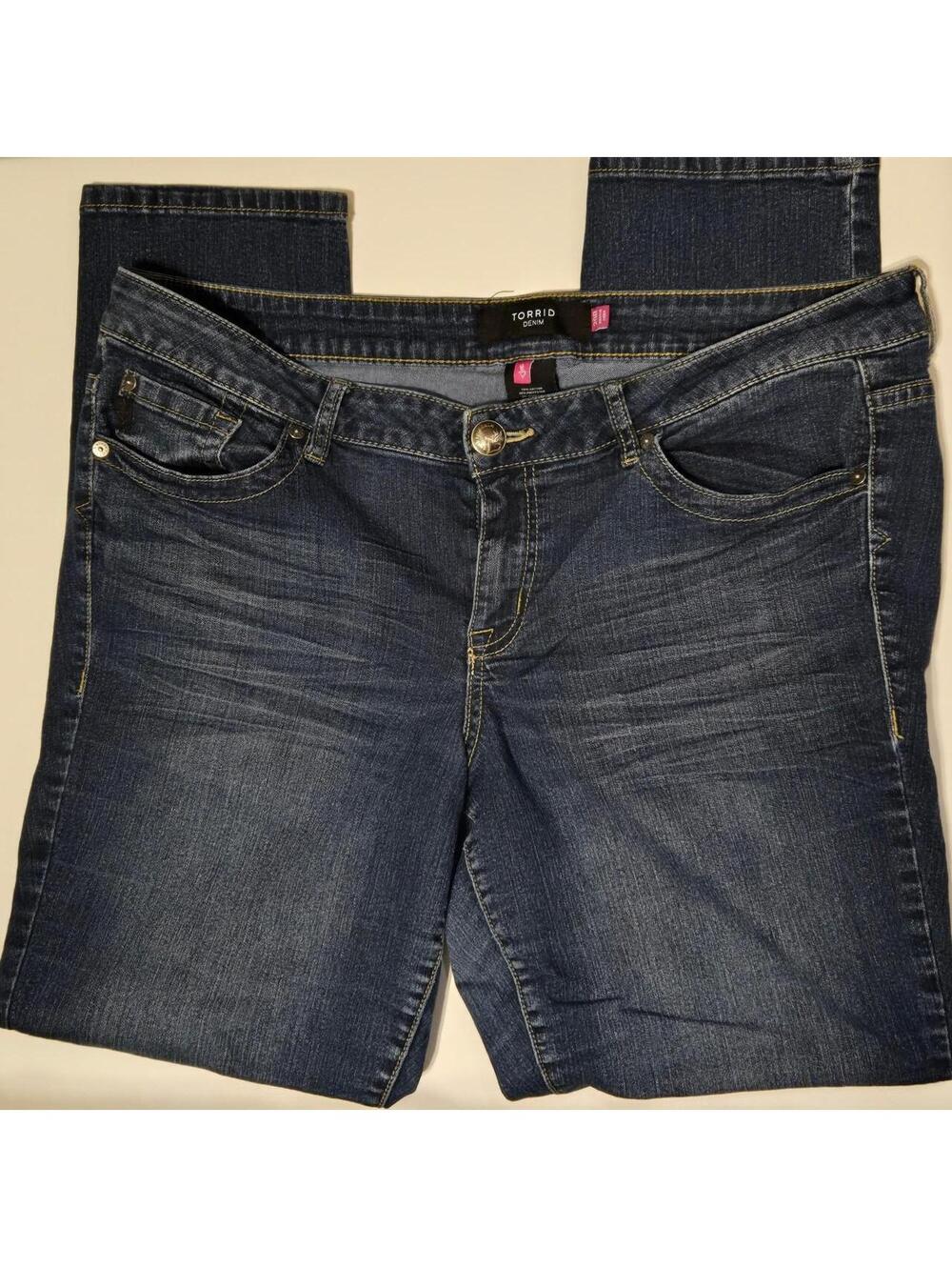 • Torrid Denim Women's Dark Wash Stretch Jeans Regular Length